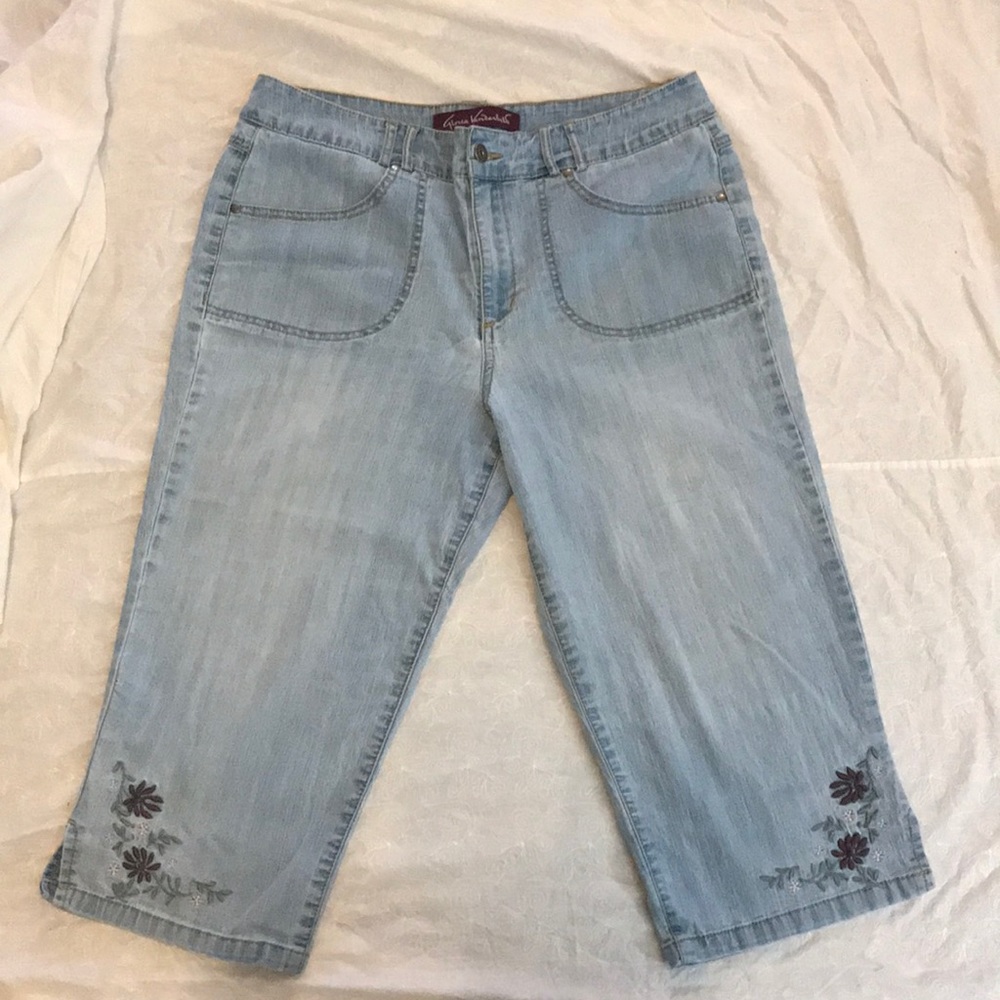 Gloria Vanderbilt Capri Stretch Jeans 14